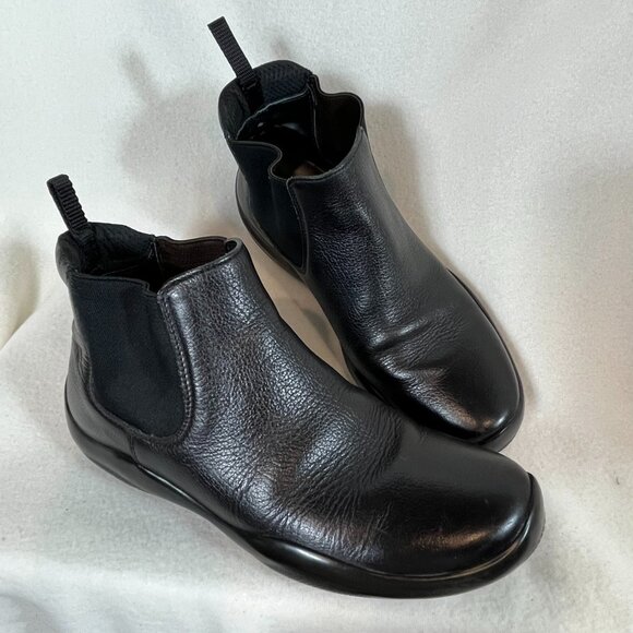 PRADA men's Pebble leather boot in Men US Size 6 - Picture 1 of 11